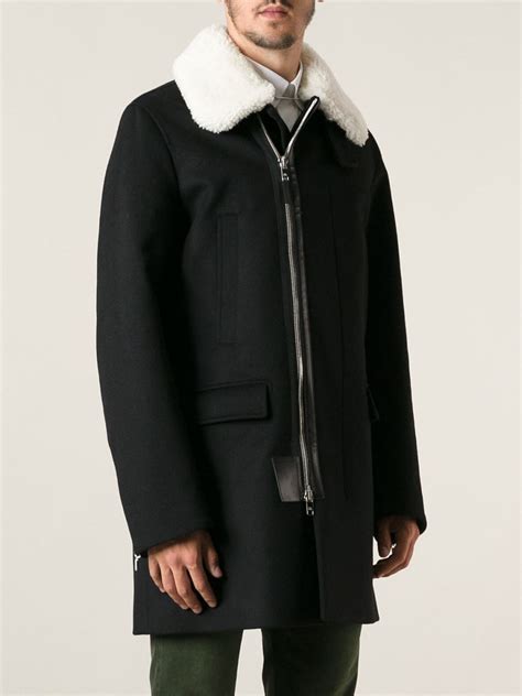 dior homme fur jacket